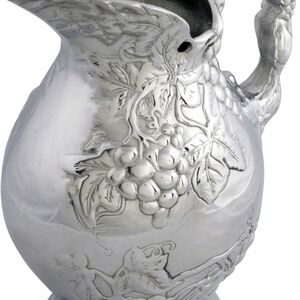 Elegant Silver Embossed Pitcher